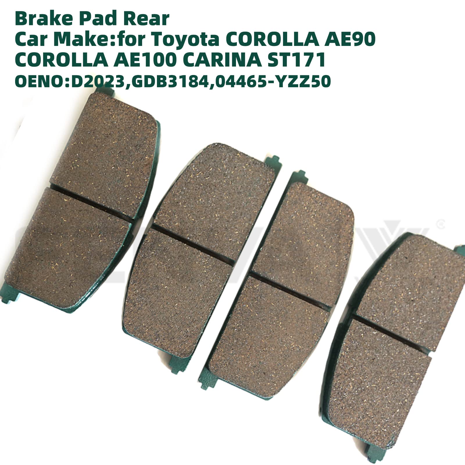 Amazon.com: WXQP Brake Pads Front for TOYOTA RAV4 E8 04465